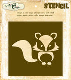 Raccoon Stencil