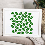 Leaves Background Stencil 2