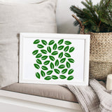 Leaves Background Stencil 2