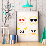 Emoji Face Stencil