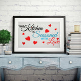 This Kitchen Is Seasoned with Love Stencil