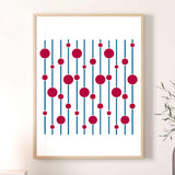 Dots On Strings Stencil