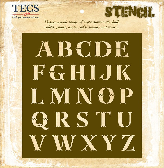 Decorative Capital Letter Stencil – Handilane