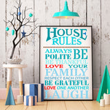 House Rules Stencil