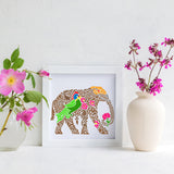 Flourish Ethnic Elephant Stencil