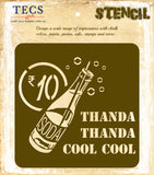 Thanda Thanda Cool Cool Stencil