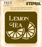 Lemon Tea Stencil