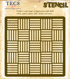 Checkered Tiles Stencil