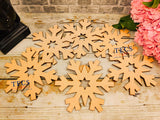 Snowflake Coasters with Stand