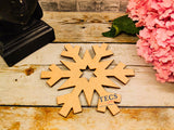 Snowflake Coasters with Stand