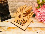 Snowflake Coasters With Stand