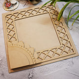 Square Layered Corner Pooja Thali Platter