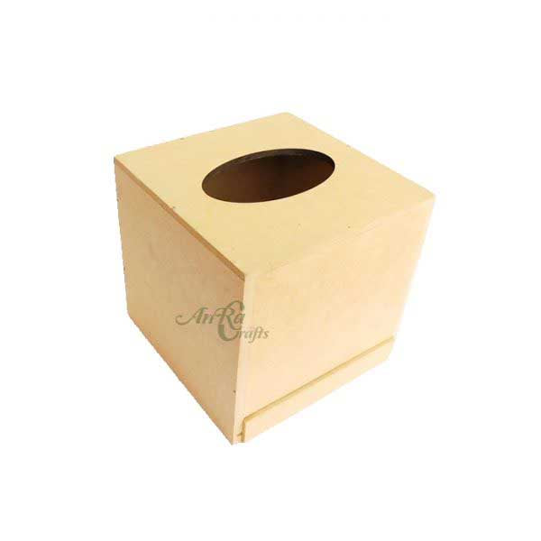 Mdf Square Tissue Box