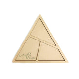 Triangle Shape Platter with Boarder
