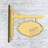 Elegant Double Sided Hanging Name Plate