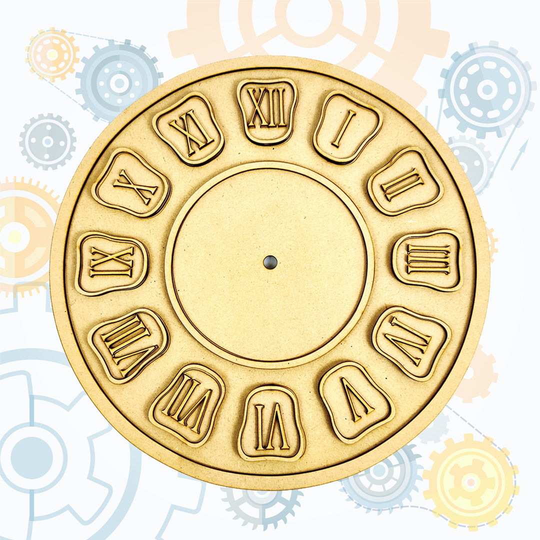 Vintage Paneled Numbers Clock - 1 – Handilane