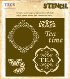 Lemons and Tea Stencil